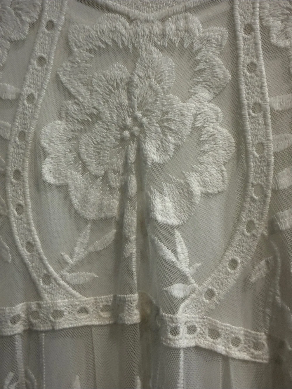 Orange Creek lined lace dress. Sz m l